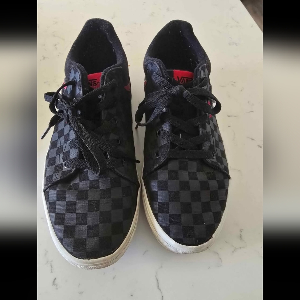 Vans Black Checkered Shoes